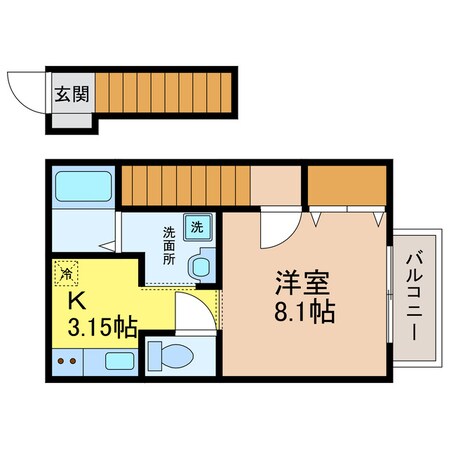 クローバーヒルズの物件間取画像